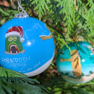 Hand-painted Christmas Baubles - Forbidden Corner