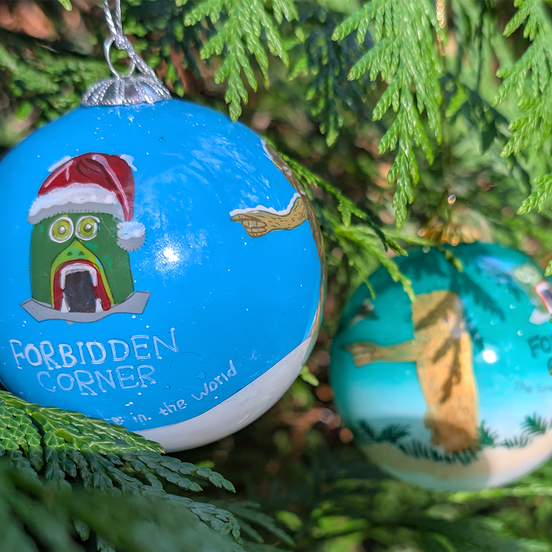 Hand-painted Christmas Baubles - Forbidden Corner